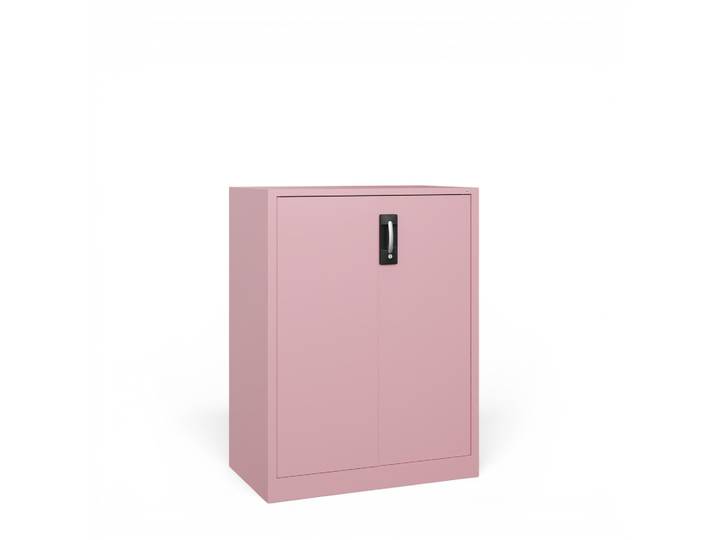 C+P Acurado Metal Cabinet, Pink, with key, 93 x 120 x 50 cm, New - Also perfect as a filing cabinet