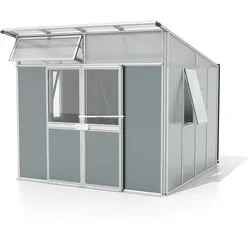 Vitavia Gerätehaus "Kosmos",alu / salbei grün,7,8 m2