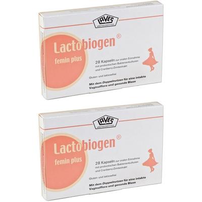 Lactobiogen femin plus Kapseln 2x 2x28 St