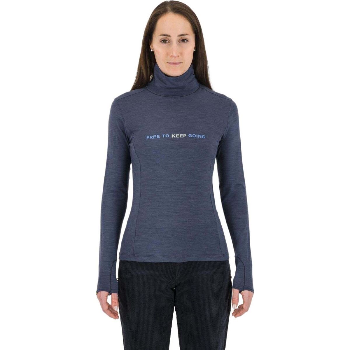 Karpos Coppolo Merino W High Neck LS ombre blue (270) L 2532030-270-L