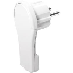 LogiLink LPS228 Schutzkontakt-Flachstecker Kunststoff mit Aussteckhilfe 230 V Weiß IP20