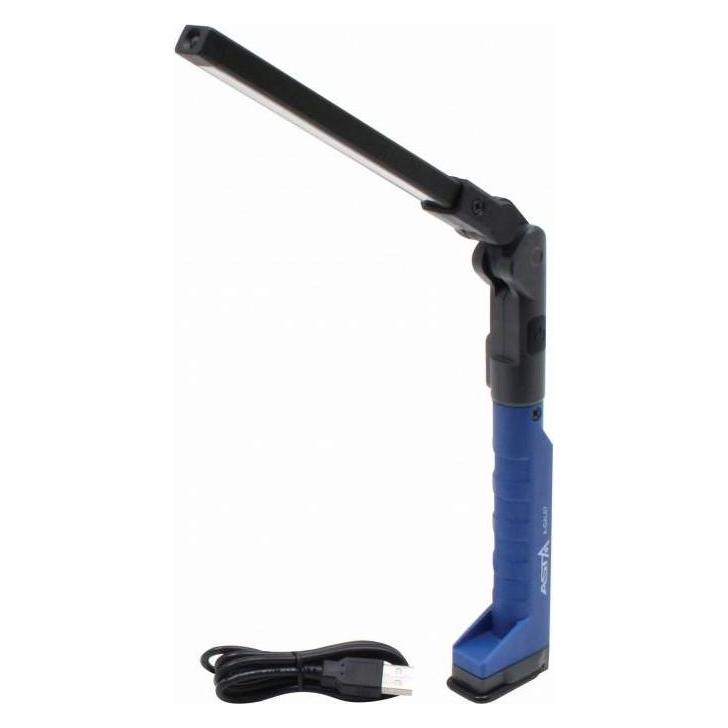 GCS Asta Lampa Akumulatorowa Składana LED Cob 200lm Z Magnesem (200 lm) (A-GAL67)