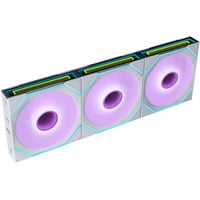 UNI FAN SL-INF FLEX 120 Wireless, Gehäuselüfter weiß, 3er Pack mit L-Wireless Controller, 120 mm