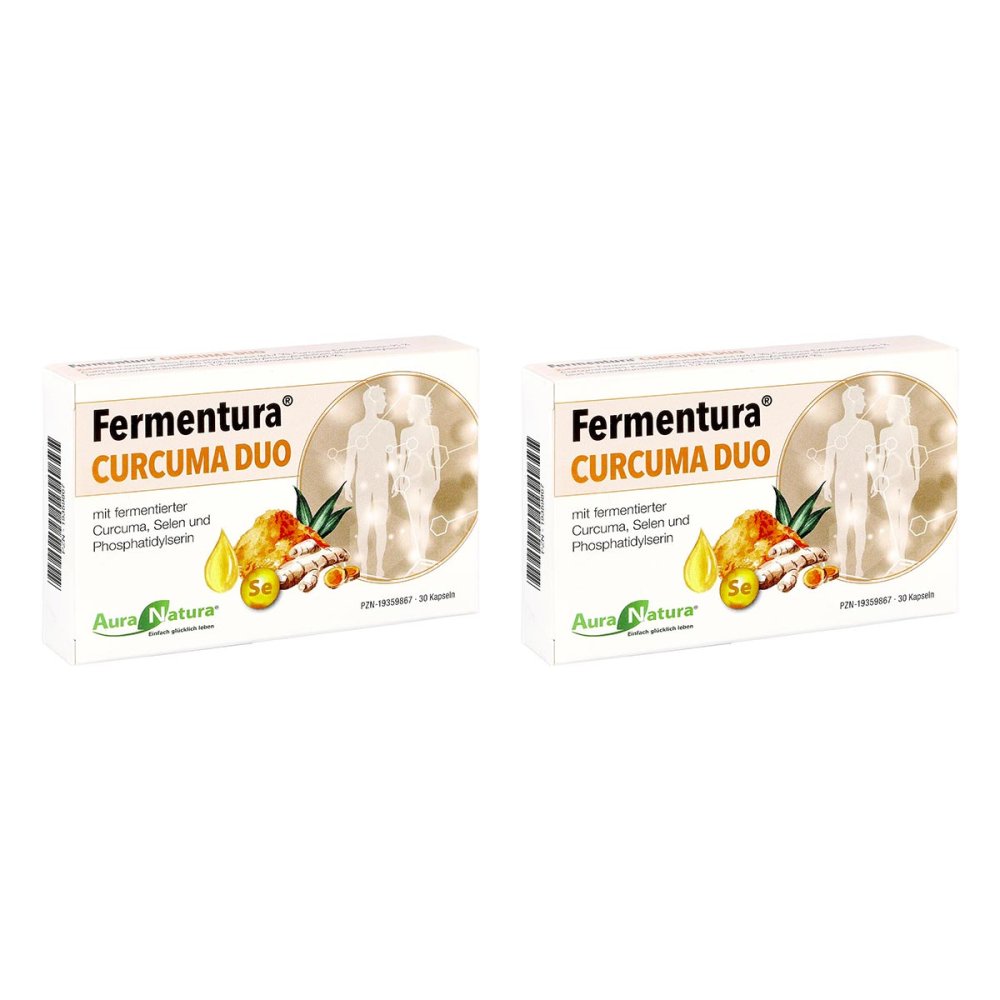 Pharmatura GmbH & Co. KG Fermentura Curcuma Duo Kapseln 08104616