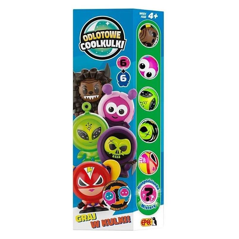 EPEE Cool Balls Figur - 6 Bälle + 6 Kleider - Totembox grün (EP60015/00608)
