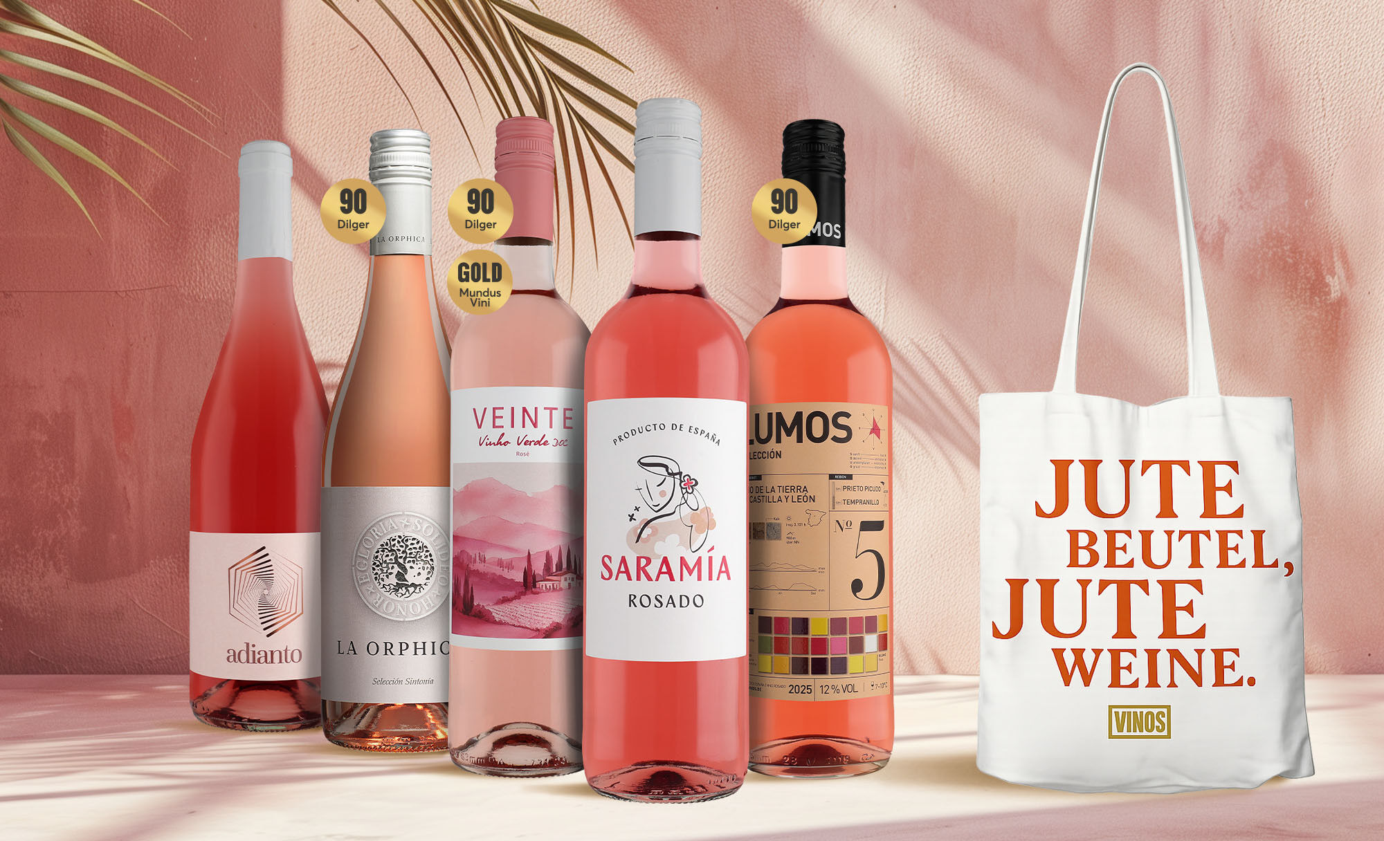 Jute (Rosé)Weine-Paket Weinpaket  aus Spanien
