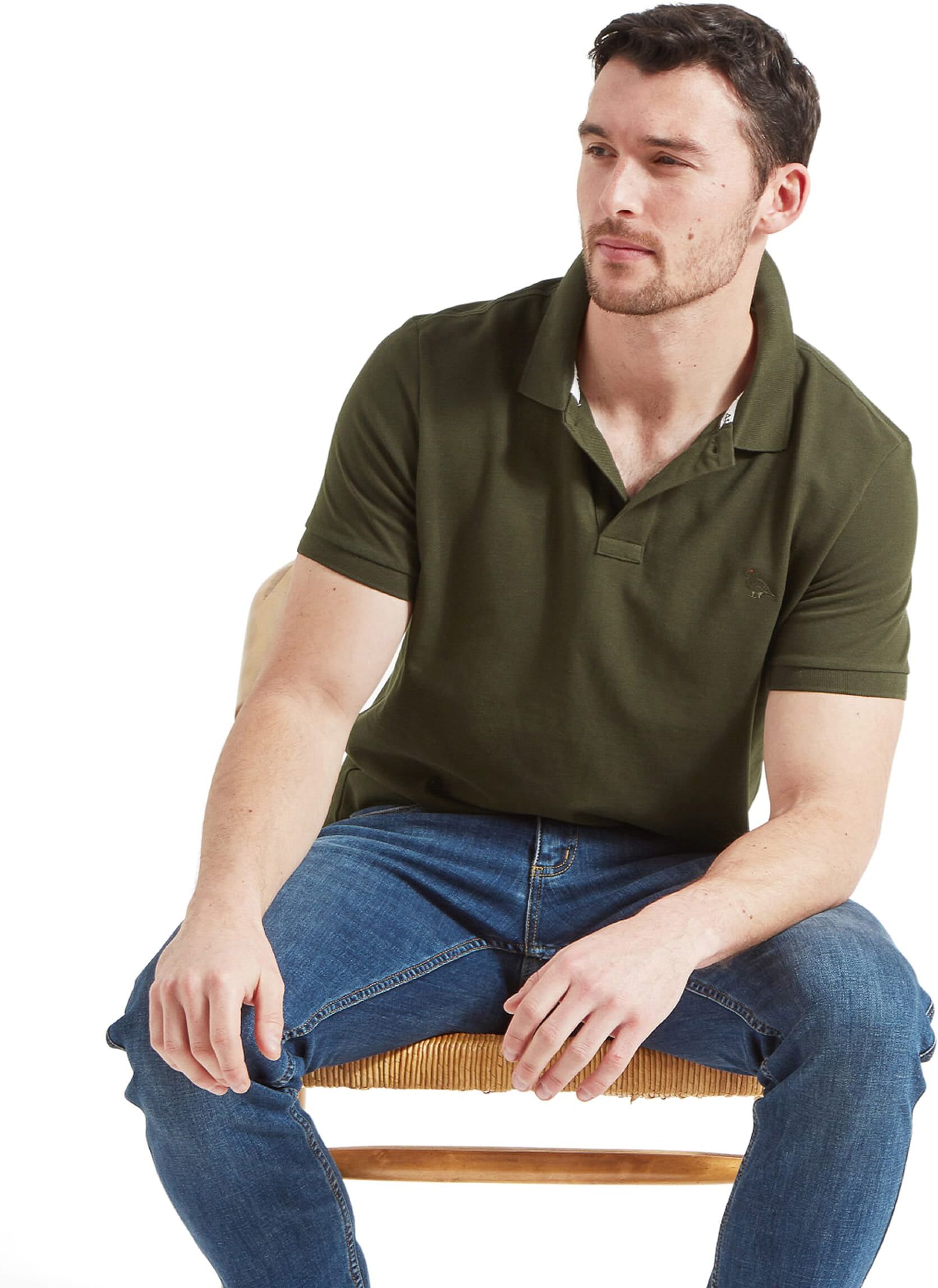 Schöffel Country St Ives Polo Shirt - Green - Size M - Men