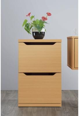 Office Star Products OSP Denmark Vertical File with Drawers