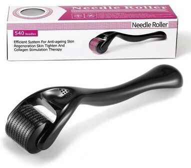 Uplifted Finds Luxury Titanium Microneedle Derma Roller & Stamp For Face, Beard & Scalp Luxury Titanium Microneedle Derma Roller & Stamp For Face, Beard & Scalp