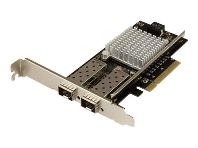 StarTech.com Startech 10G Network Card - 2x 10G Open SFP+ Multimode LC Fiber Connector - Intel 82599 Chip - Gigabit Ethernet Card (PEX20000SFPI) (PEX20000SFPI)