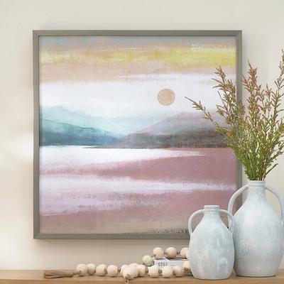 Blush Horizons Canvas Wall Art - Grandin Road