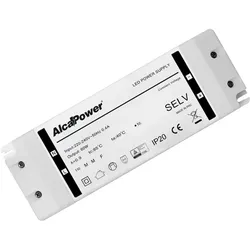 Alcapower Schaltnetzteil IP20 24V 60W 2,5A für Lichttechnik, flacher Spannungswandler für professionelle Installationen.