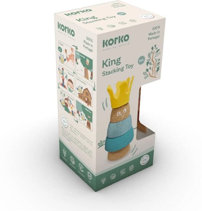 Jouet à empiler Roi en liège - Korko