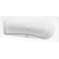 Bette BetteLuna Badewanne 2750-038 natura, 170x75x45cm, Schräge Fußende links