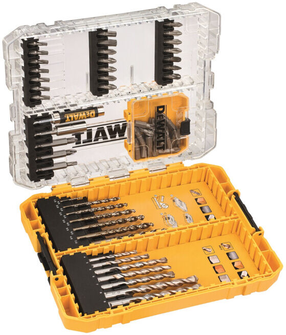 Jeu d'embouts et de forets DEWALT 63 pces (DT70759-QZ)