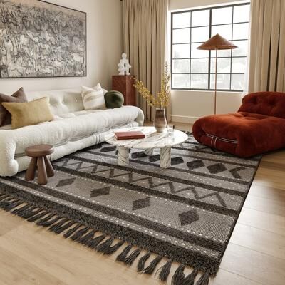 Nuloom Chandy Textured Wool Area Rug
