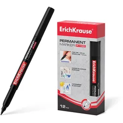 12 Permanentmarker P-100 wasserfest 0,5-1,2mm schwarz Marker Beschriftungsstift