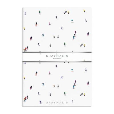 Gray Malin the Skiers A5 Notebook