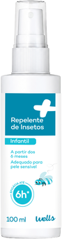 Wells Repelente de Insetos Infantil 6M+