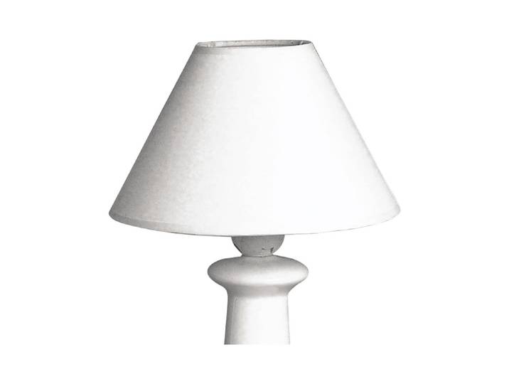 Rayher Lampenschirm Rund Weiss ⌀ 20 × 13 cm