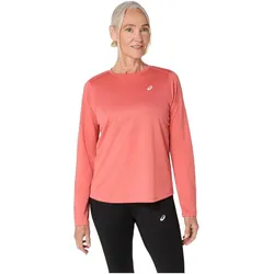 ASICS, Damen, Sportshirt, Damen Core Langarm-Oberteil (S), Schwarz, Pink