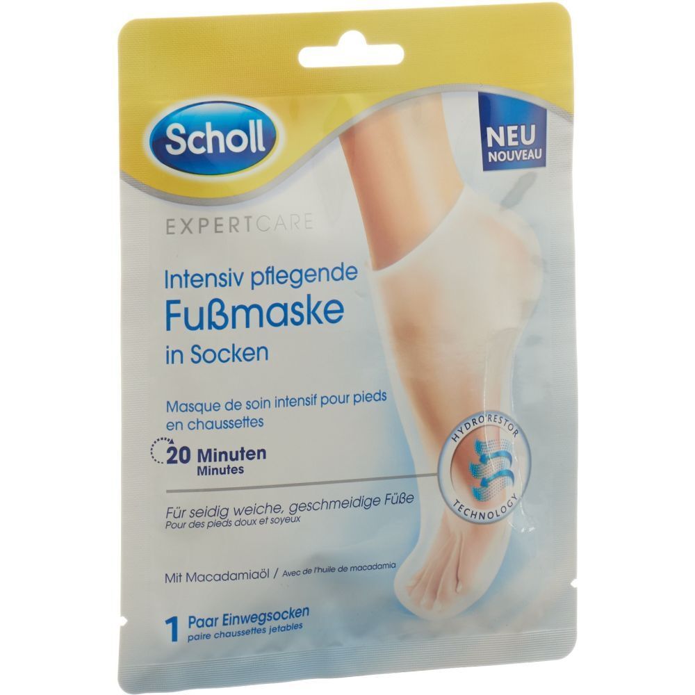 Scholl Intensiv pflegende Fussmaske 2 Stk St Maske