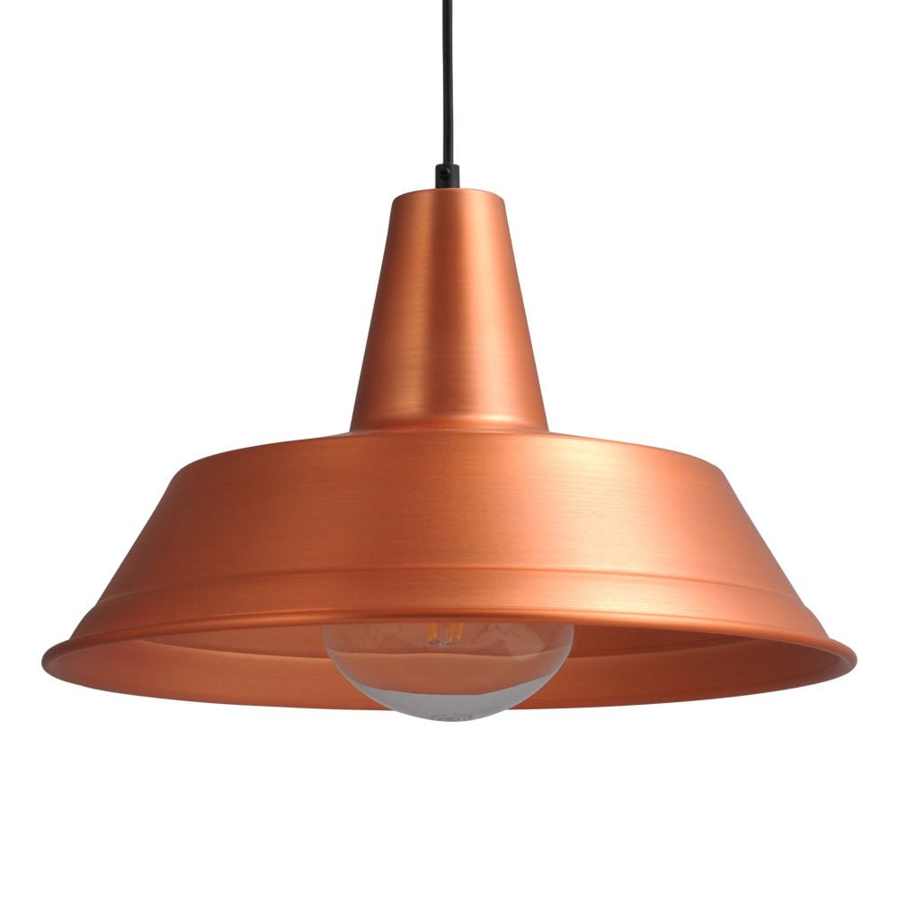 Masterlight Retro hanglamp Industria 35 koper
