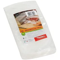 Reber 6724N Vakuum-Zubehör Vakuum-Beutel, Lebensmittelverpackung, Transparent