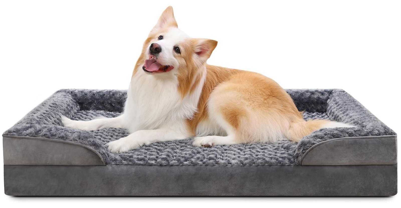 Merkloos Hondenbed voor Grote Honden - Orthopedisch met Verwijderbare Hoes - XL
