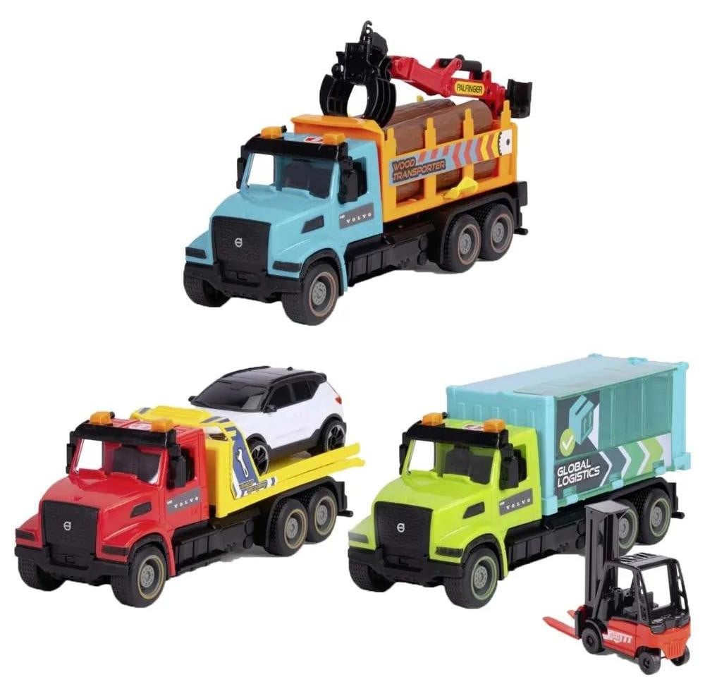 Dickie Toys Heavy Road Trucks, 3 verschillende modellen