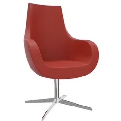 fm Büromöbel Sessel »Pirum« hohe Rückenlehne rot, 71x105.5x48 cm