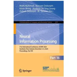 Neural Information Processing, Fachbücher von Andrew Chi Sing Leung, M. Tanveer, Maryam Doborjeh, Kevin Wong, Zohreh Doborjeh