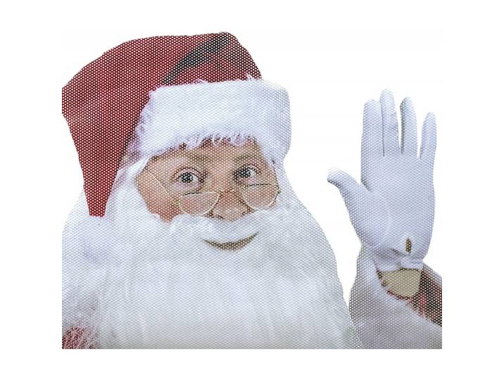 Ride With Santa - Fenstersticker Nikolaus