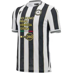 Macron, Herren, Fussballtrikot, Heimtrikot Udinese 2026/27 (M), Weiss, Schwarz