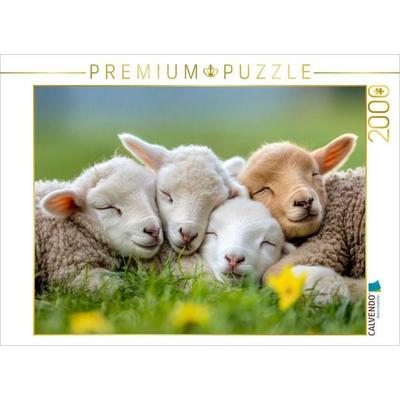 CALVENDO Puzzle Schafe | 2000 Teile Lege-Größe 90x67cm Foto-Puzzle für glückliche Stunden, Game von , Calvendo Puzzle