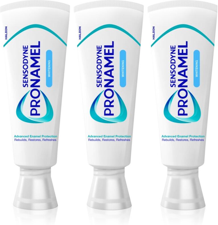 Sensodyne Pronamel Whitening dentifrice blanchissant pour dents sensibles 3x75 ml