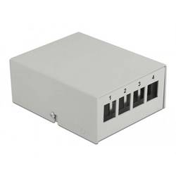 Delock 43407 Patch-Panel Grau Unbestückt