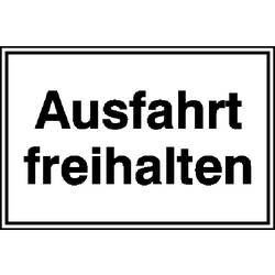 SafetyMarking 11.5239 Hinweisschild Ausfahrt freihalten Aluminium (B x H) 300 mm x 200 mm 1 St.