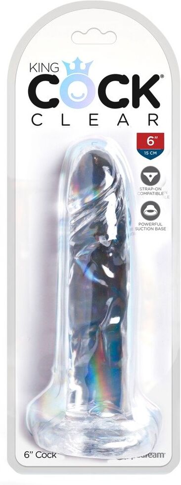 King Cock Clear Dildo transparent 17,8 cm