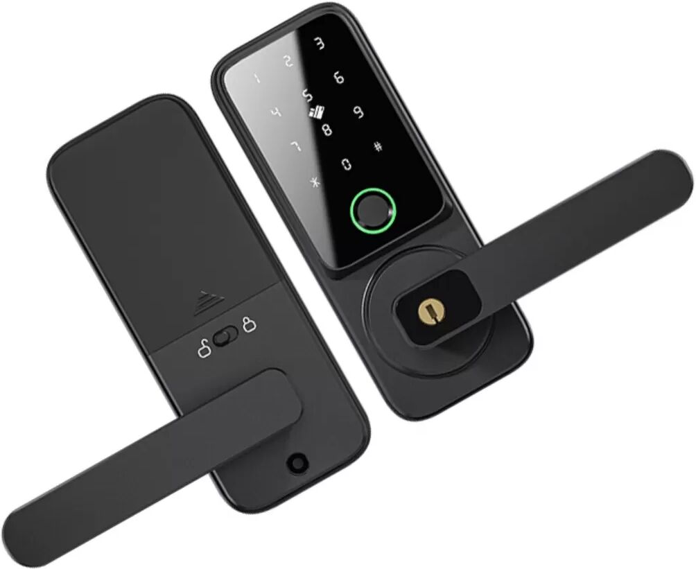 INF Einfacher Einfall-Zylinder Smart Fingerprint Türschloss mit Fingerabdruck, PIN, Karte, App-Steuerung und mechanischem