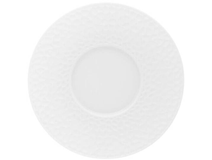 DEGRENNE Untertassen-Set 6-tlg. Collection L Fragment weiss Porzellan D 12.5 cm 6 Stk