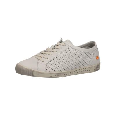 Sneaker SOFTINOS "softinos Sneaker Leder", Damen, Gr. 38, weiß, Leder, Schuhe Sneaker