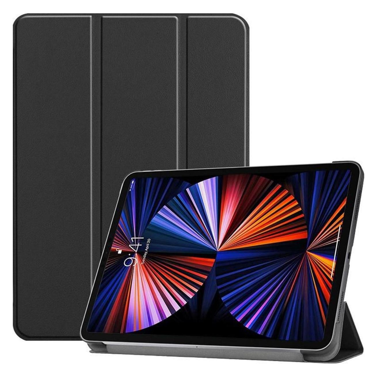 CoreParts Tri-fold Caster Hard Shell Cover (Apple iPad Pro 12.9 2021) (TABX-IPPRO12.9-COVER1)