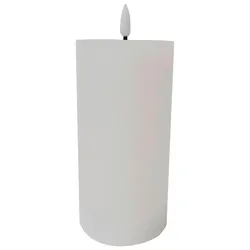 Kerze mit LED Mandy Weiß