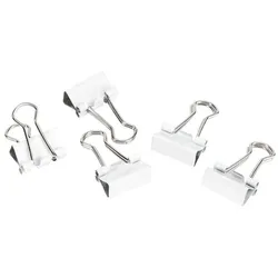 Gowi Foldbackklammern weiß 1,5 cm, 12 St.