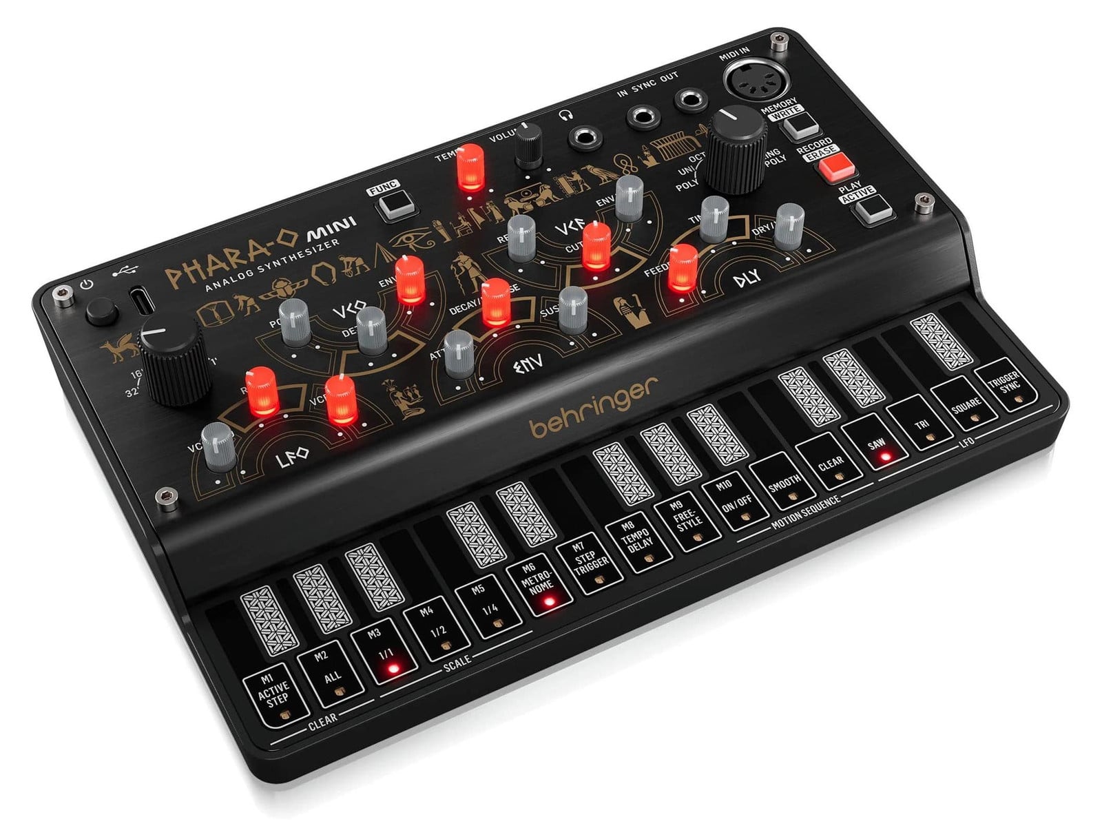 Behringer PHARA-O MINI Analoge synthesizer met 3 stemmen