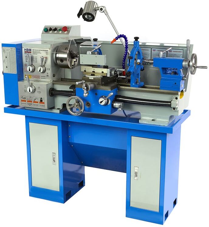 HBM tornio per metallo 330 x 600 completo