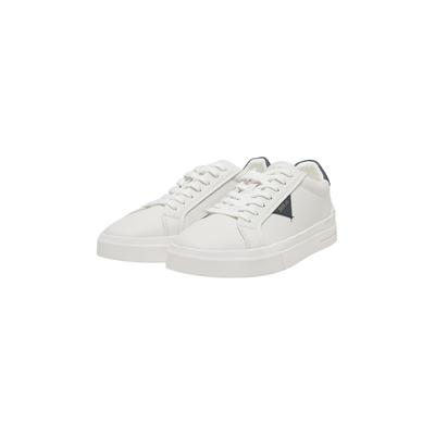 Sneaker REPLAY "Replay EVAN M CLASS", Herren, Gr. 45, weiß (weiß, navy), Leder, unifarben, Schuhe Sneaker