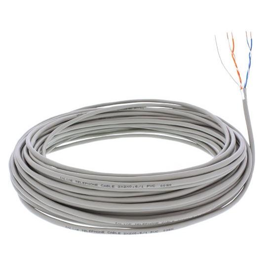 InLine Telefon-Kabel 4-adrig (69980C)