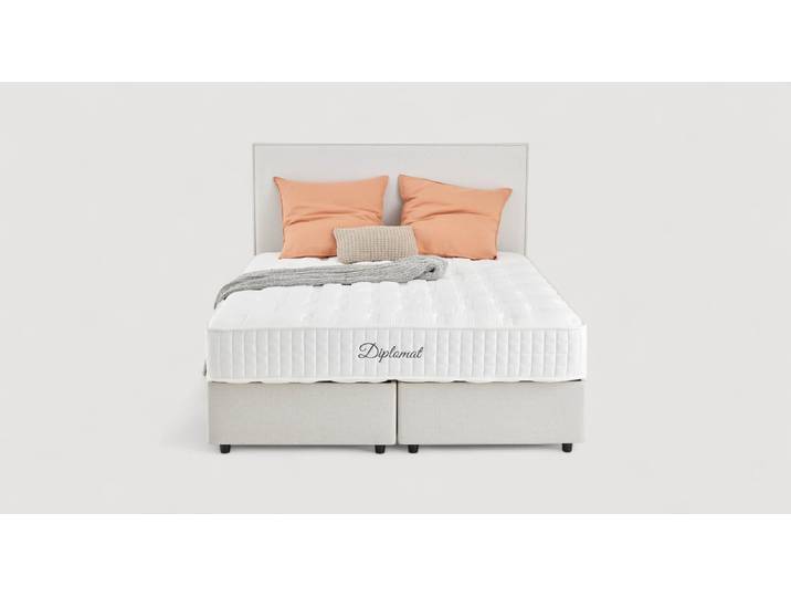 Tête de lit FIRENZE - Tissu Blanc - L180 x H120cm